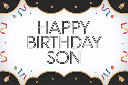 Happy Birthday Son Card