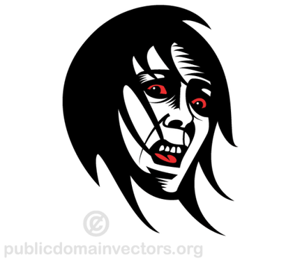 Fearful Face Clip Art