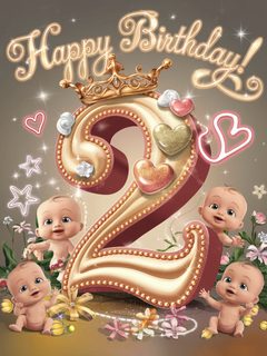 Happy 2nd Birthday: Adorable Baby Girl’s Second Birthday