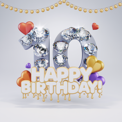 Sparkling Diamond 10th Birthday Celebration