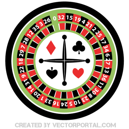 Casino Roulette Wheel Vector