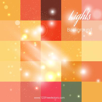 Orange Square Background Pattern
