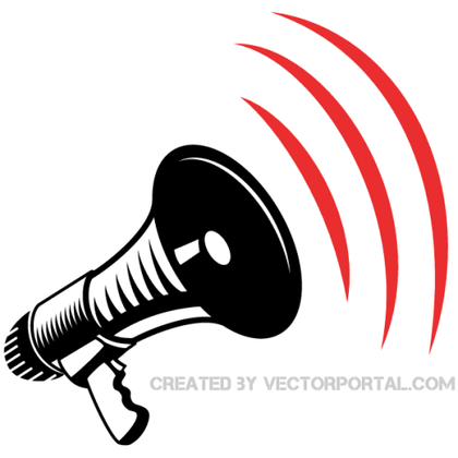 Free Megaphone Clip Art Image