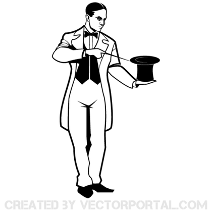 Magician Vector Art