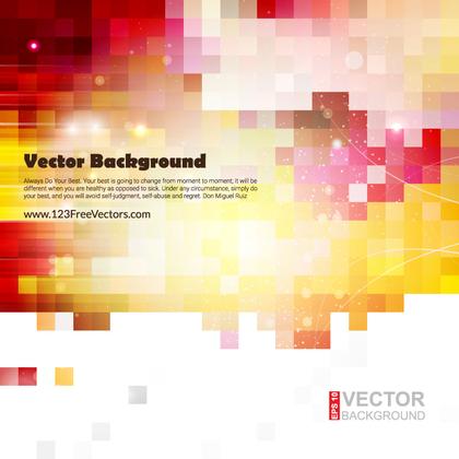Red Yellow Square Background Clip Art