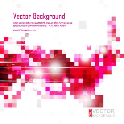 Red Abstract Square Background Clip Art