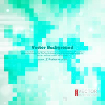Turquoise Square Background Clip Art