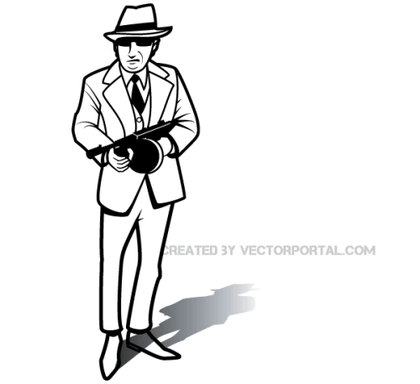 Gangster Vector Art