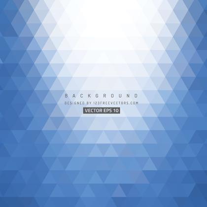 Blue Abstract Triangle Background Clip Art