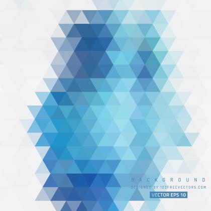 Blue Geometric Triangle Background Clip Art