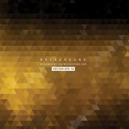 Black Gold Abstract Triangle Background Clip Art