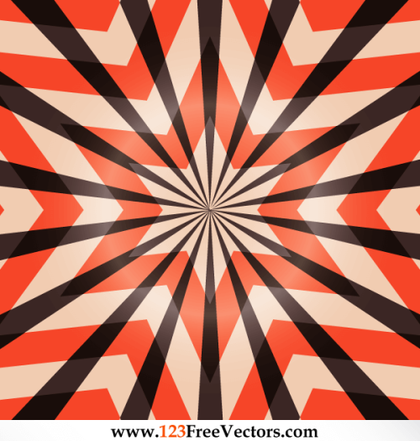 Abstract Star Optical Illusions Vector Free Download