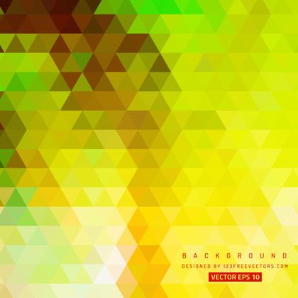 Yellow Green Triangle Background Image