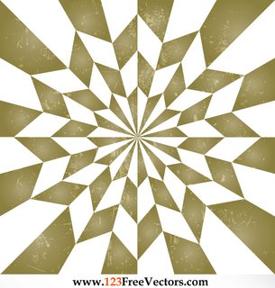 Star Optical Illusion Vintage Background Vector