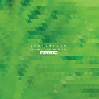 Green Triangle Background Clip Art