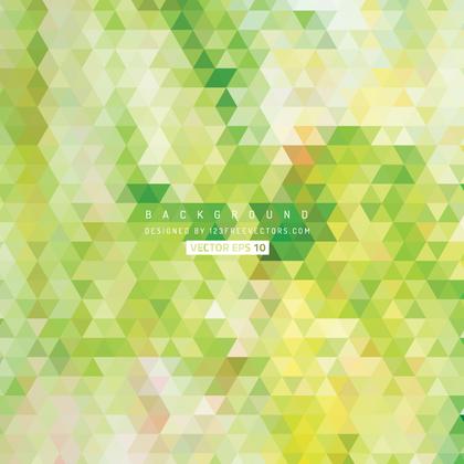 Green Abstract Triangle Background Vector