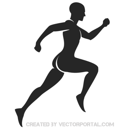 Runner Silhouette Vector