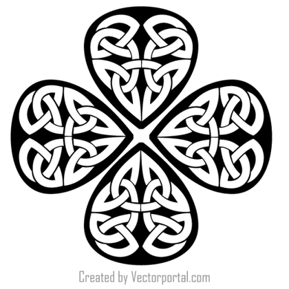 Celtic Shamrock Clip Art