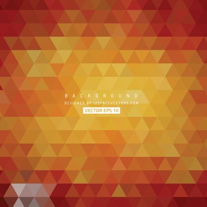 Orange Abstract Triangle Background Free