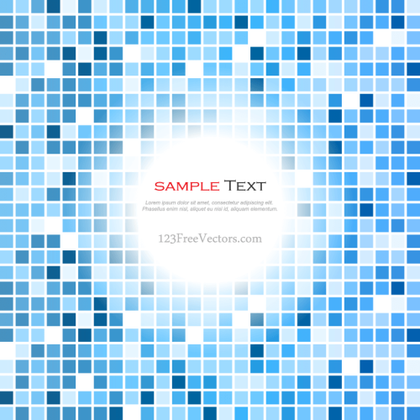 Blue Tiles Background Vector