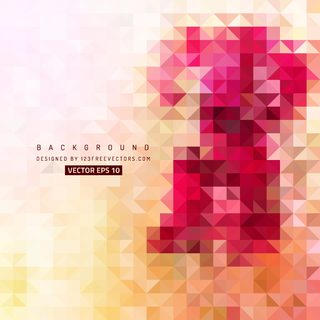 Pink Triangle Background Vector