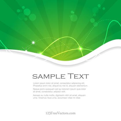 Green Background Template