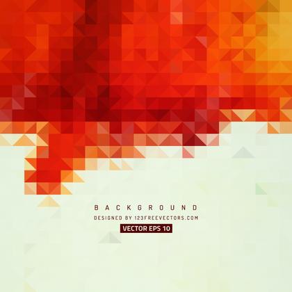 Red Triangle Shape Background Template