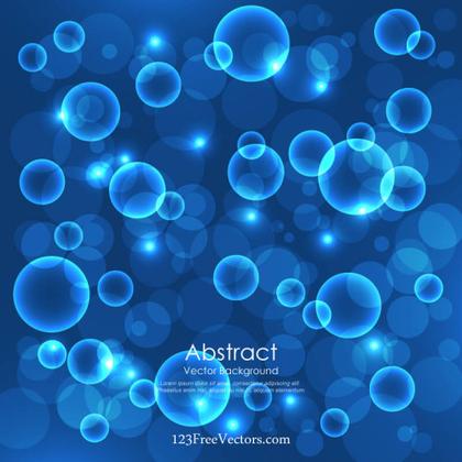 Abstract Blue Background Vector Design