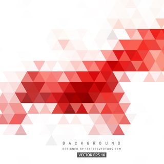Red Geometric Triangle Background Graphics