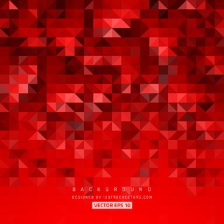 Red Abstract Triangle Shape Background