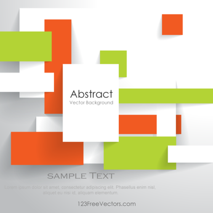 Colorful Rectangle Blank Background Image