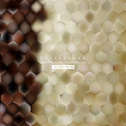 Brown Beige Hexagon Background Pattern