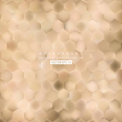 Brown Hexagon Background Template