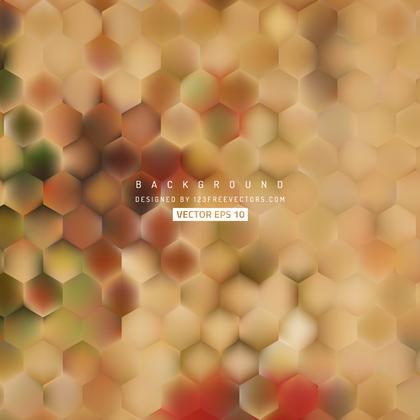 Brown Hexagonal Background Design