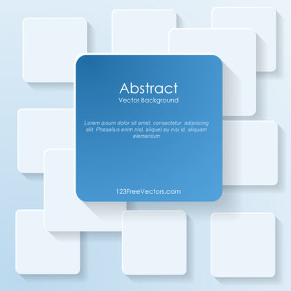 Paper Square Banner Vector Template Illustrator