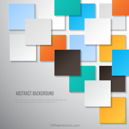 Colorful Square Blank Background Vector Image