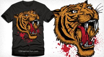 Tiger T-Shirt Design