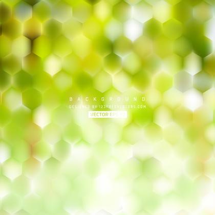 Yellow Green Hexagonal Background Design