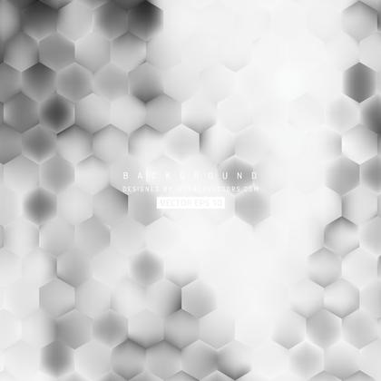Abstract Light Gray Hexagon Background Pattern