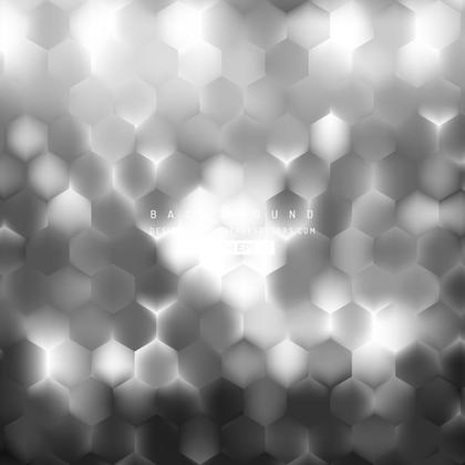 Gray Hexagon Pattern Background Design