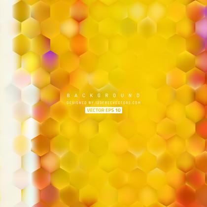 Orange Hexagon Background