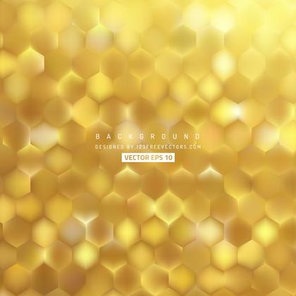 Orange Hexagon Pattern Background Design