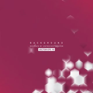 Abstract Pink Hexagon Geometric Background