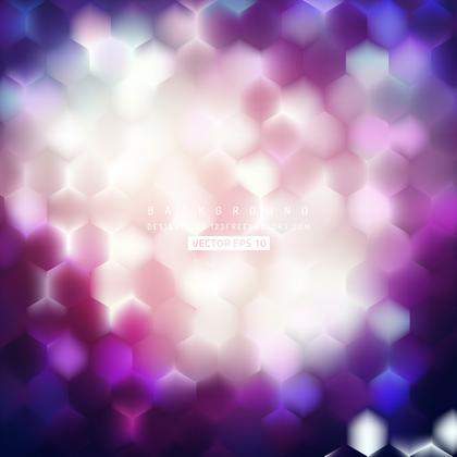 Dark Purple Hexagonal Background Design