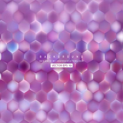 Purple Hexagonal Background Design