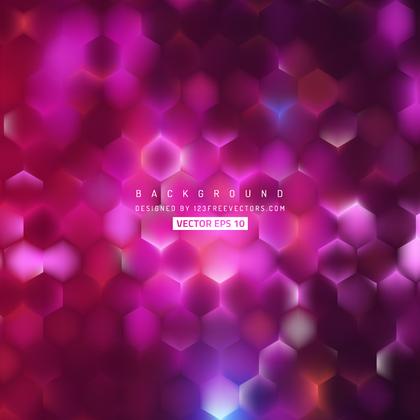 Abstract Purple Hexagon Geometric Background