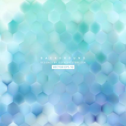 Light Turquoise Hexagon Background Template