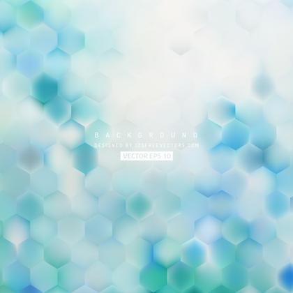Abstract Light Turquoise Hexagon Pattern Background Design