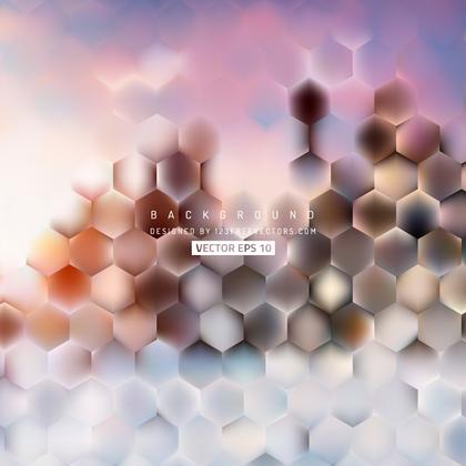 Abstract Hexagon Pattern Background Design