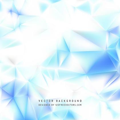 Abstract Light Blue Low Poly Background